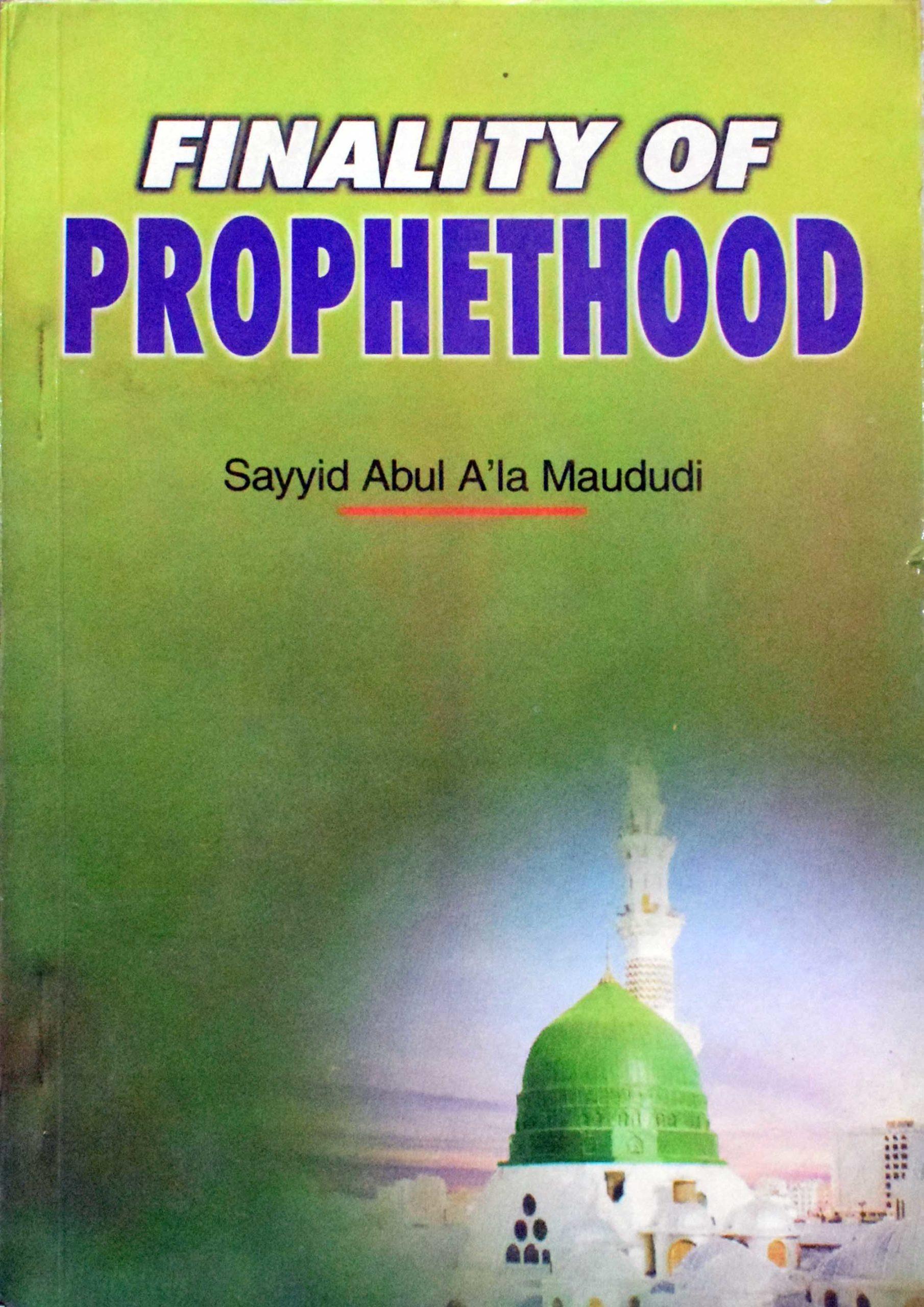 Finality of Prophet Hood